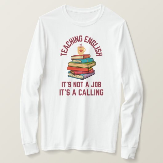 Englischunterricht ist ein Ruf | Englischlehrerin T-Shirt (Design vorne)