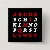 English Alphabet Button (Vorderseite)