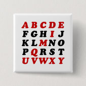 English Alphabet Button (Vorderseite)