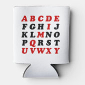 English Alphabet Dosenkühler (Vorderseite)