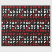 English Alphabet Geschenkpapier (Flach)