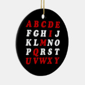 English Alphabet Keramik Ornament (Rechts)