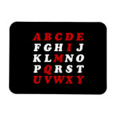 English Alphabet Magnet (Horizontal)