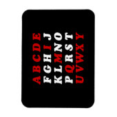English Alphabet Magnet (Vertikal)
