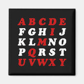 English Alphabet Magnet (Vorne)