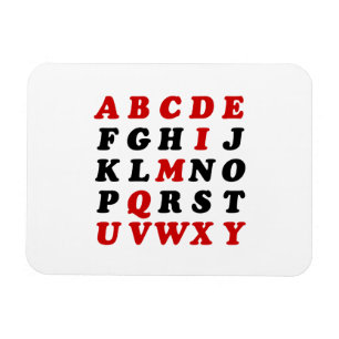 English Alphabet Magnet