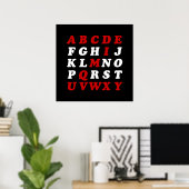 English Alphabet Poster (Heimbüro)