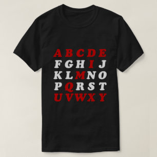 English Alphabet T-Shirt