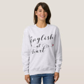 English At Heart Sweatshirt, England Sweatshirt (Vorne ganz)