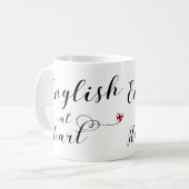 English At Heart Tasse, England Kaffeetasse (Vorderseite Links)