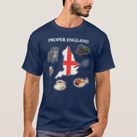 ENGLISH AURA Basic T-Shirt (Vorderseite)