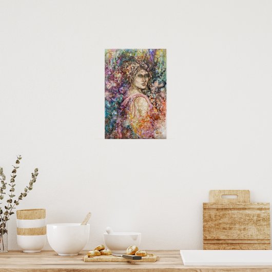 English Bloom Print Poster (Küche)