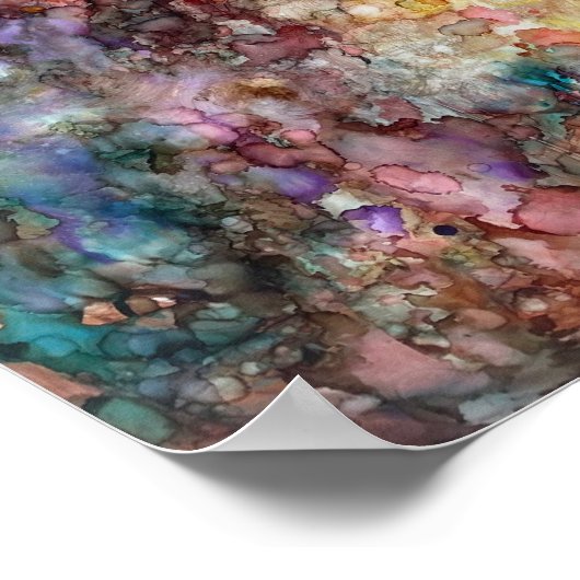 English Bloom Print Poster (Ecke)