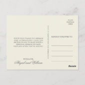 English Blooms Vielen Dank Postkarte (Rückseite)