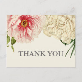 English Blooms Vielen Dank Postkarte