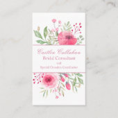 English Bouquet Floral Visitenkarte (Vorderseite)