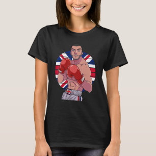 English Boxer United Kingdom Flag UK T-Shirt