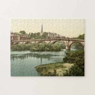English Bridge, Shrewsbury, Shropshire, England Puzzle