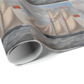 English brig 'Perstanz of Fowey Geschenkpapier (Rolleneckpunkt)