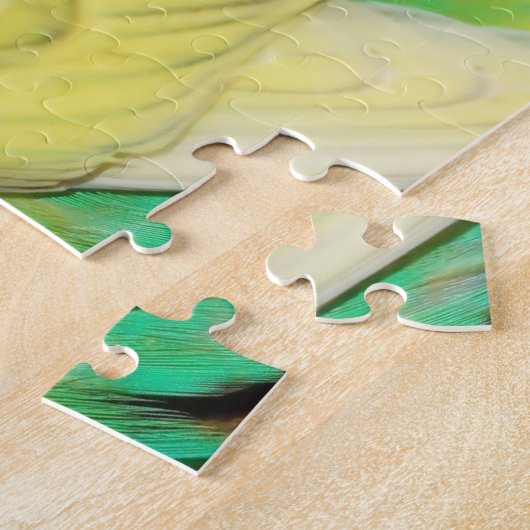 English Budgie Parakeet Bird Puzzle (Seite)