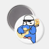 English Budgie Unplugged Magnet (Vorderseite/Rückseite)