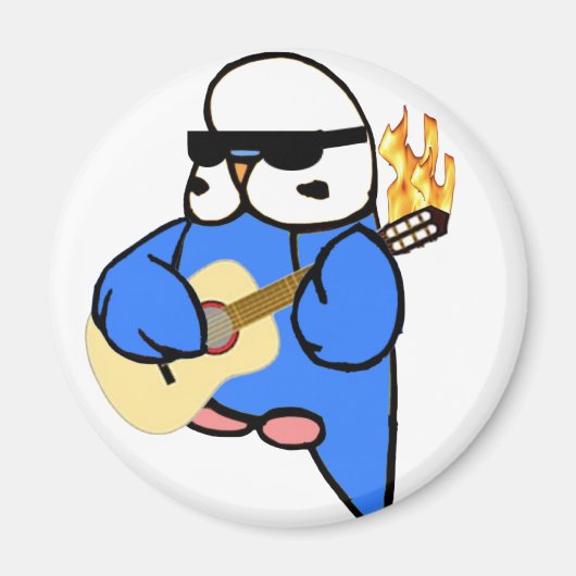 English Budgie Unplugged Magnet (Vorne)