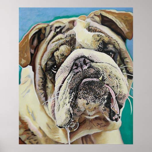 English Bull Dog Poster (Vorne)