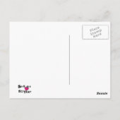 English Bull Terrier Asian Inspiriert Illustration Postkarte (Rückseite)