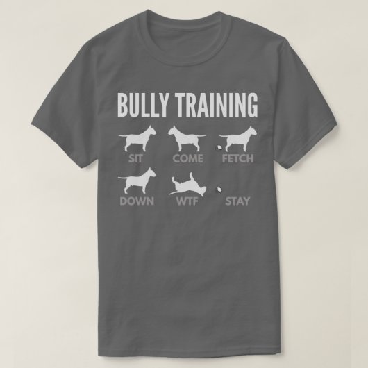 English Bull Terrier Bully Training  T-Shirt (Design vorne)