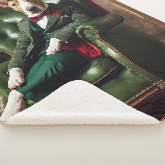 English Bull Terrier Cushion/Pillow Sherpadecke (3/4)