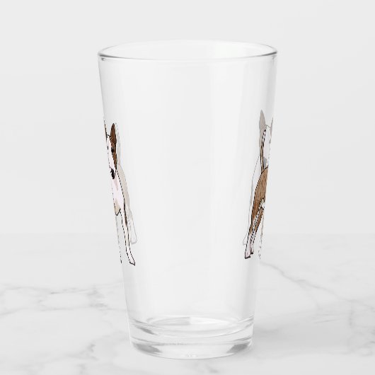 English Bull Terrier Glas (Rechts)