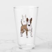 English Bull Terrier Glas (Vorderseite)