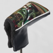 English Bull Terrier Golf Head Cover Headcover (3/4 Vorderseite)