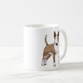 English Bull Terrier Kaffeetasse (VorderseiteRechts)