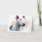 English Bull Terrier Karte (Vorderseite)