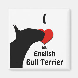 English Bull Terrier Kühlschrankmagnet