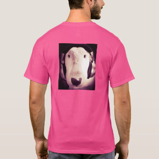 English Bull Terrier mit Kopfhörer T-Shirt