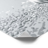 English Bull Terrier, Pop Art Print Poster (Ecke)