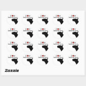 English Bull Terrier Sticker (Blatt)