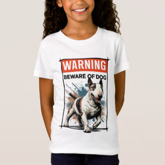 English Bull Terriers: Vorsicht beim Hund T-Shirt
