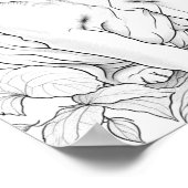 English Bulldog Adulting Coloring Poster (Ecke)