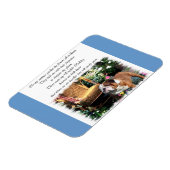 English Bulldog Art Summer Garden Magnet (Linke Seite)