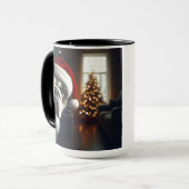 English Bulldog Bearing Leckerei Weihnachtskaffee  Tasse (Vorderseite Links)