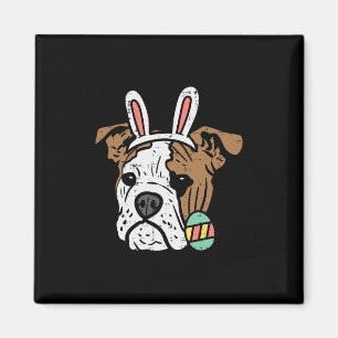 English Bulldog Bunny Dog Lover Eigentümer Männer Magnet