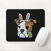 English Bulldog Bunny Dog Lover Eigentümer Männer Mousepad (Mit Mouse)