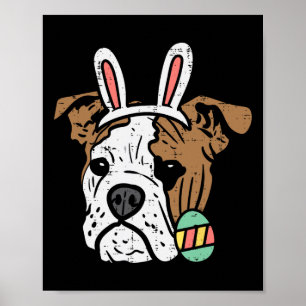English Bulldog Bunny Dog Lover Eigentümer Männer Poster