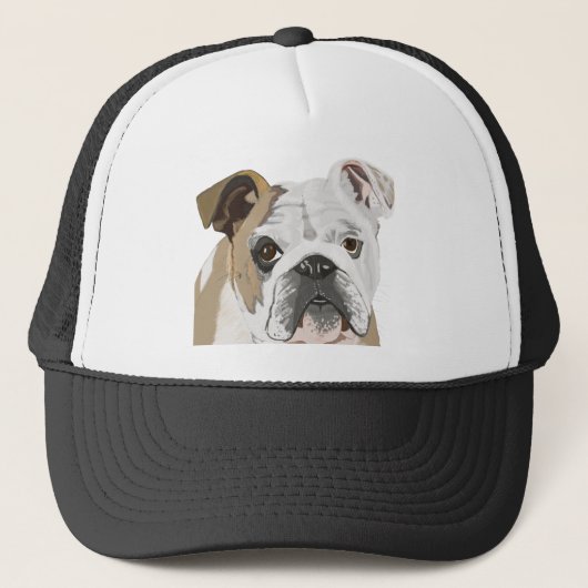 English Bulldog Cap Truckerkappe (Vorderseite)