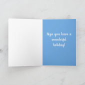 English Bulldog Christmas Karte (Innenseite)