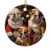 English Bulldog Christmas