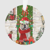 English Bulldog Christmas Ornament (Vorderseite)